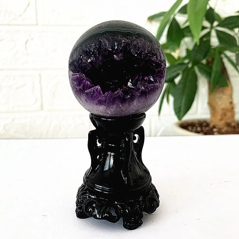 Purple Amethyst Geode Ball-ToShay.org