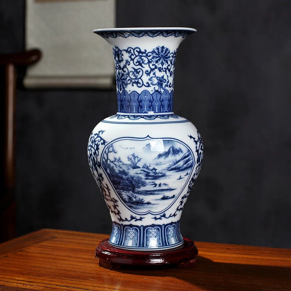 Jingdezhen Glazed Porcelain Vase-ToShay.org