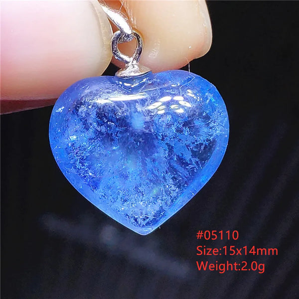 Blue Aquamarine Crystal Pendant-ToShay.org