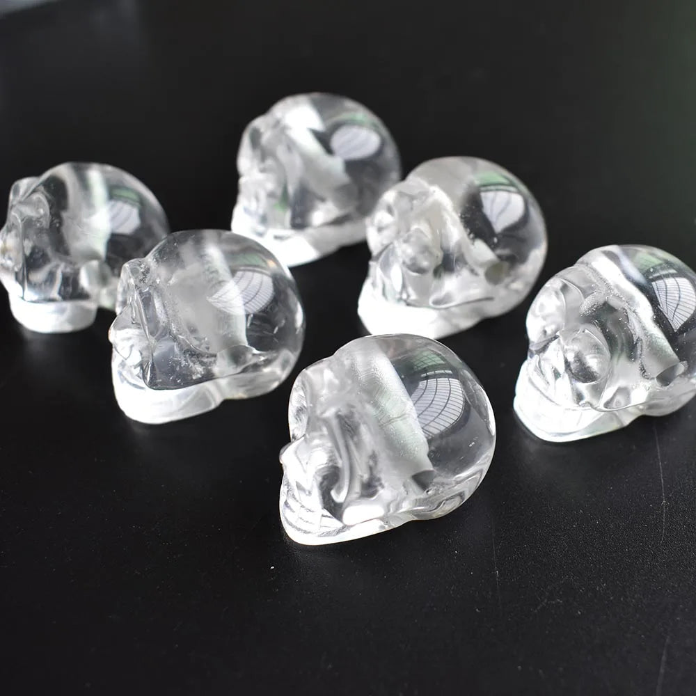 Clear Crystal Skull Beads-ToShay.org