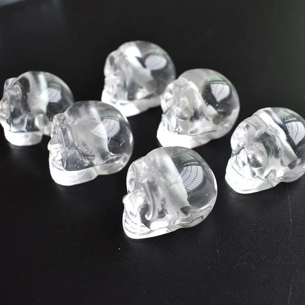 Clear Crystal Skull Beads-ToShay.org