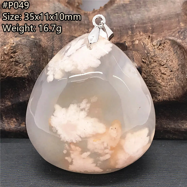 Pink Cherry Agate Pendant-ToShay.org