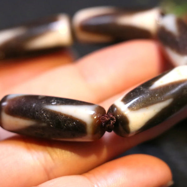 Tibetan Agate Dzi Bracelet-ToShay.org