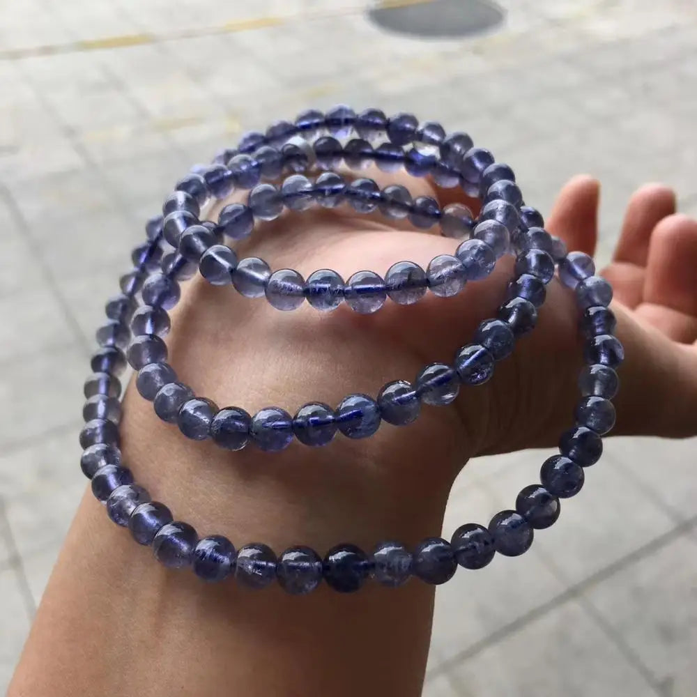 Blue Dichroite Cordierite Bracelet-ToShay.org