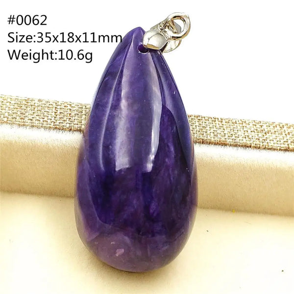 Purple Charoite Pendant-ToShay.org