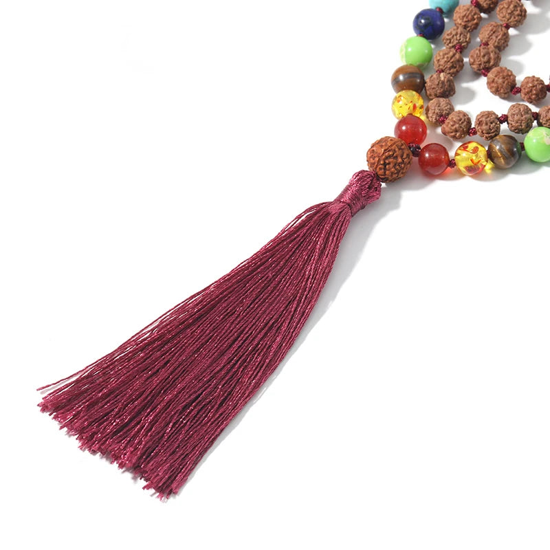 Brown Rudraksha Mala Beads-ToShay.org