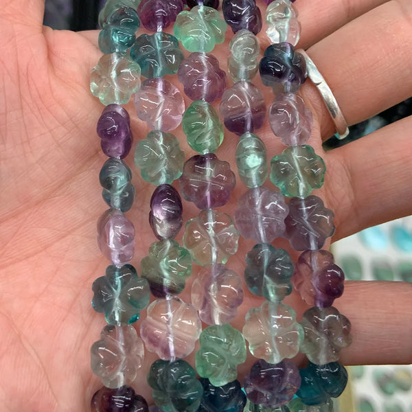 Green Fluorite Four Leaf Clover-ToShay.org