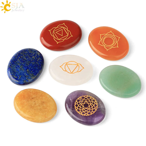 Chakra Palm Stone Set-ToShay.org