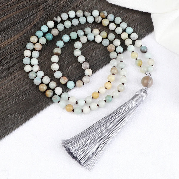 Mixed Crystal Prayer Mala-ToShay.org