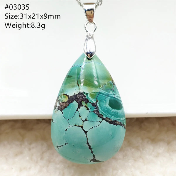 Green Turquoise Pendant-ToShay.org