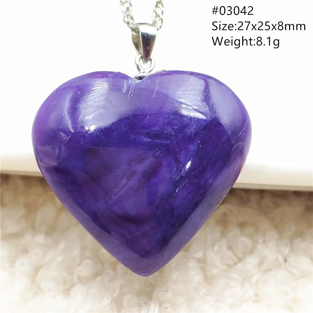 Purple Charoite Pendant-ToShay.org