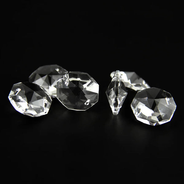 Clear Crystal Octagon Beads-ToShay.org