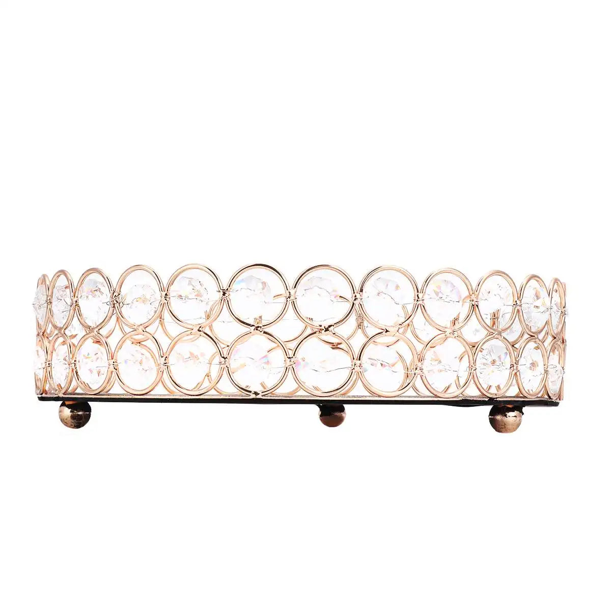 Crystal Bead Mirror Tray-ToShay.org
