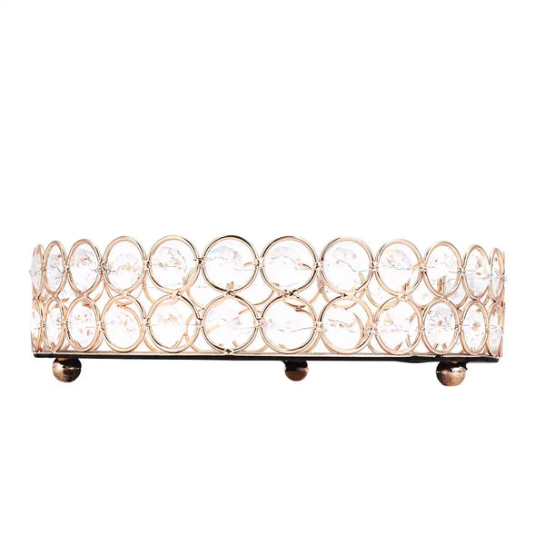 Crystal Bead Mirror Tray-ToShay.org