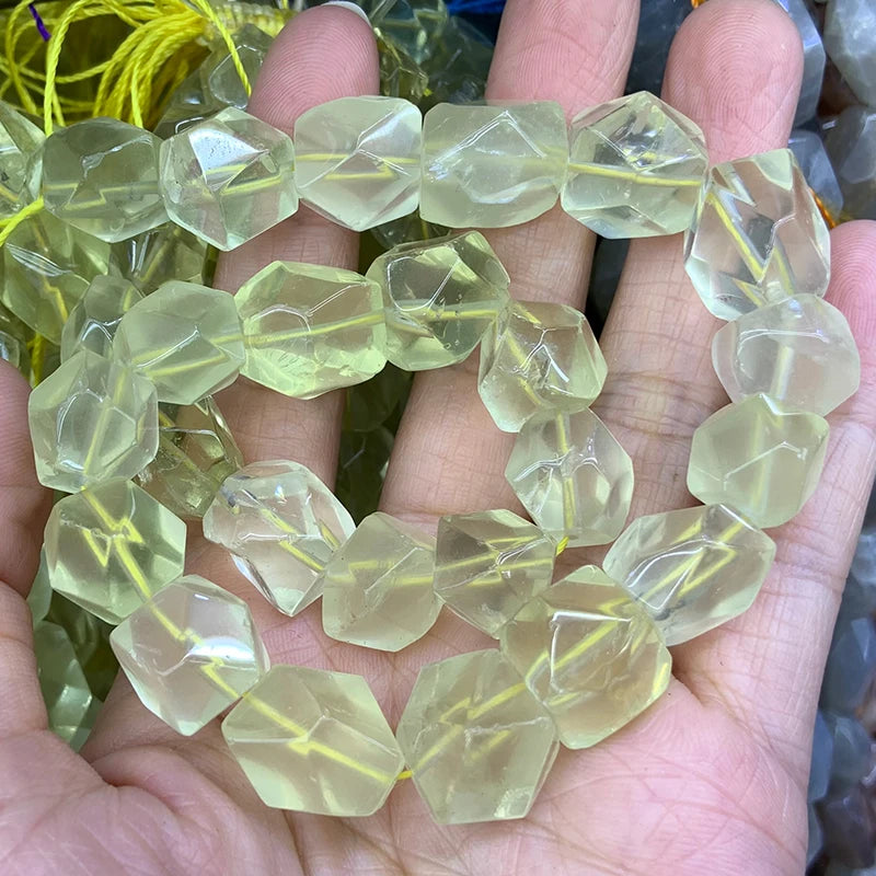 Yellow Lemon Quartz Beads-ToShay.org