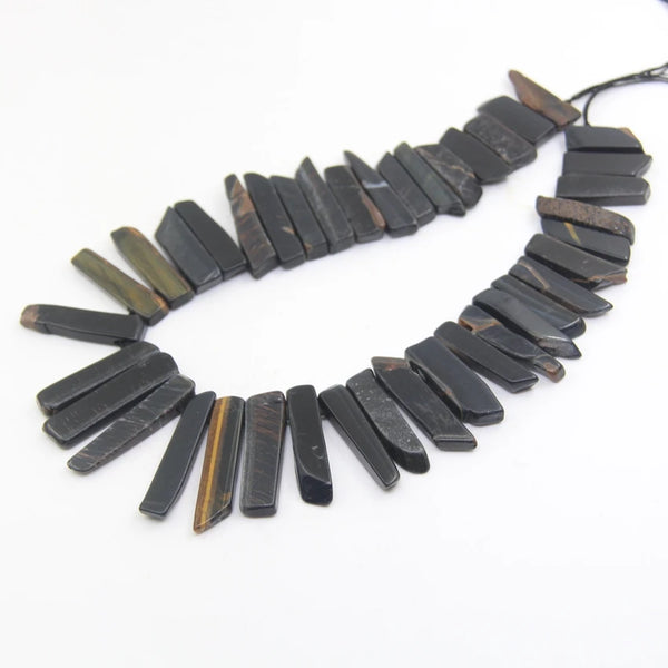 Blue Tiger Eye Chip Beads-ToShay.org