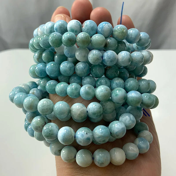 Blue Larimar Stone Beads-ToShay.org