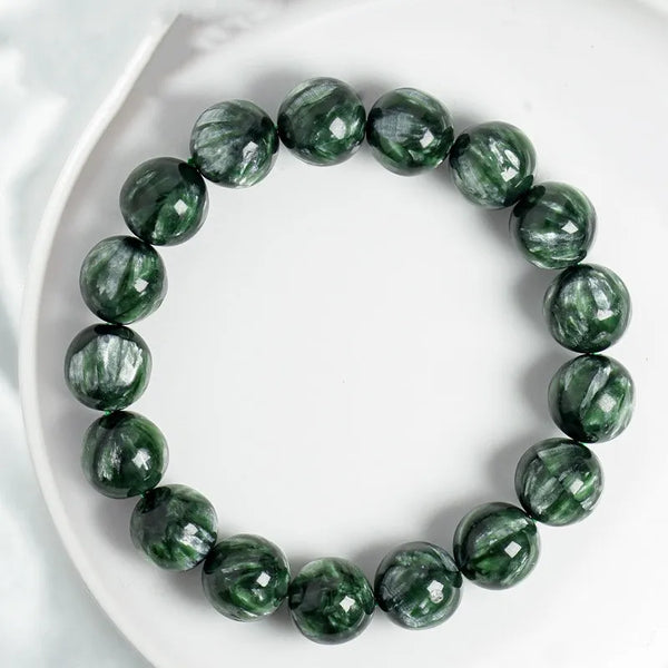 Green Seraphinite Bracelet-ToShay.org