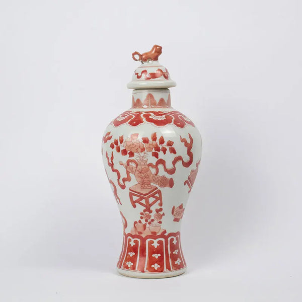 Lion Ceramic Tea Caddy-ToShay.org