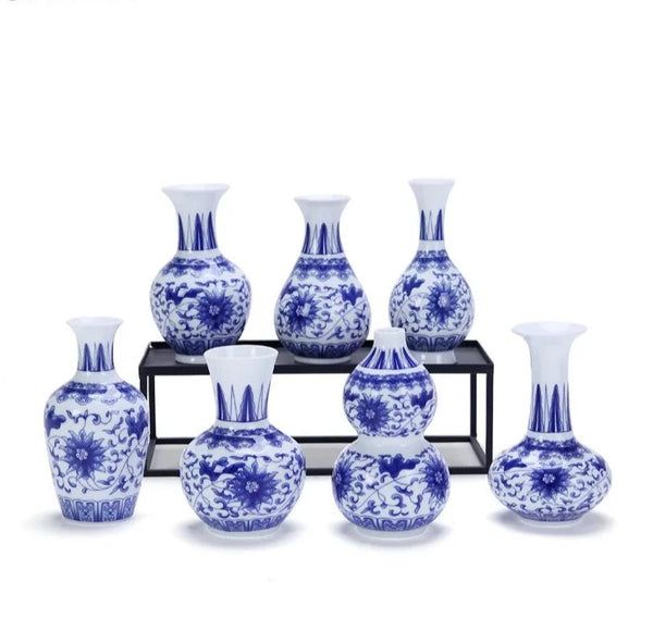 Blue White Porcelain Vase-ToShay.org