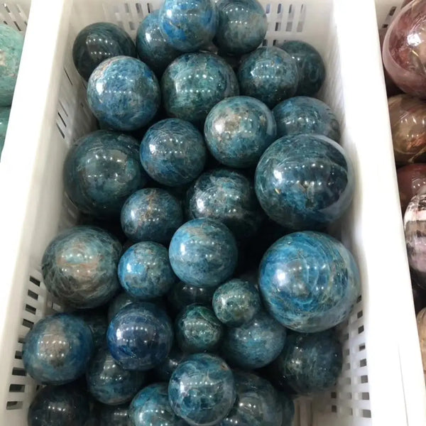 Blue Apatite Ball-ToShay.org