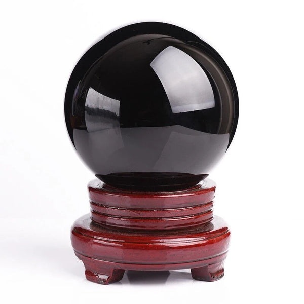 Black Obsidian Crystal Ball-ToShay.org