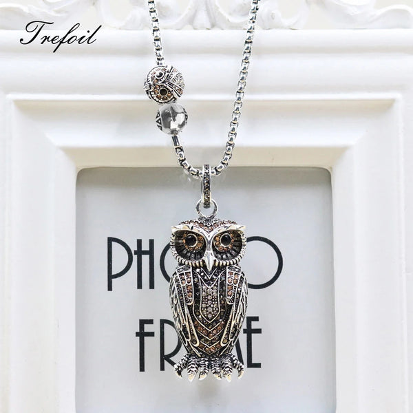 Silver Owl Pendant-ToShay.org