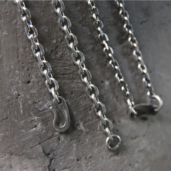 Silver Chain Necklace-ToShay.org