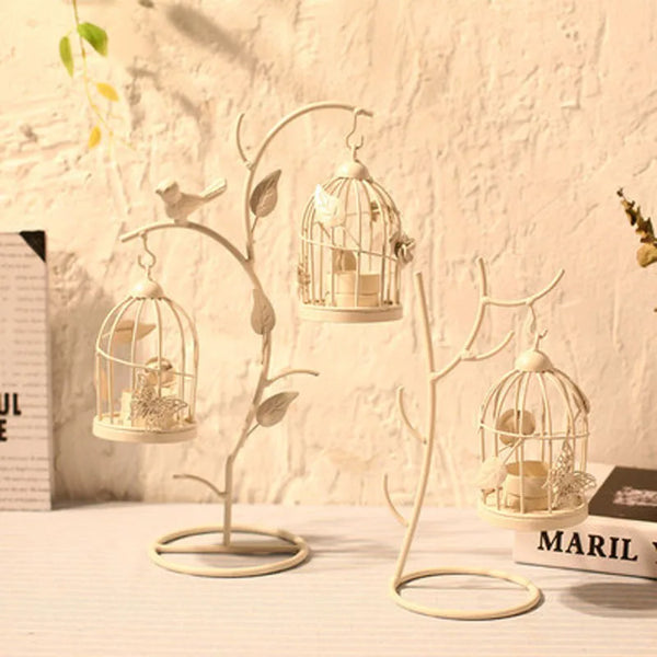 Bird Cage Candle Holders-ToShay.org
