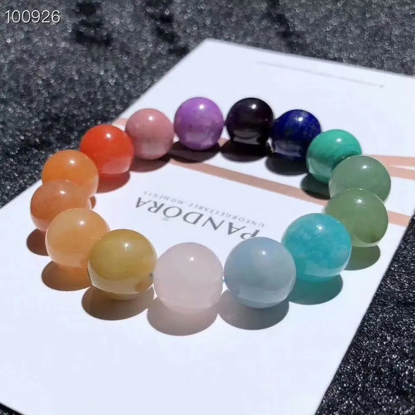Rainbow Crystal Quartz Bracelet-ToShay.org