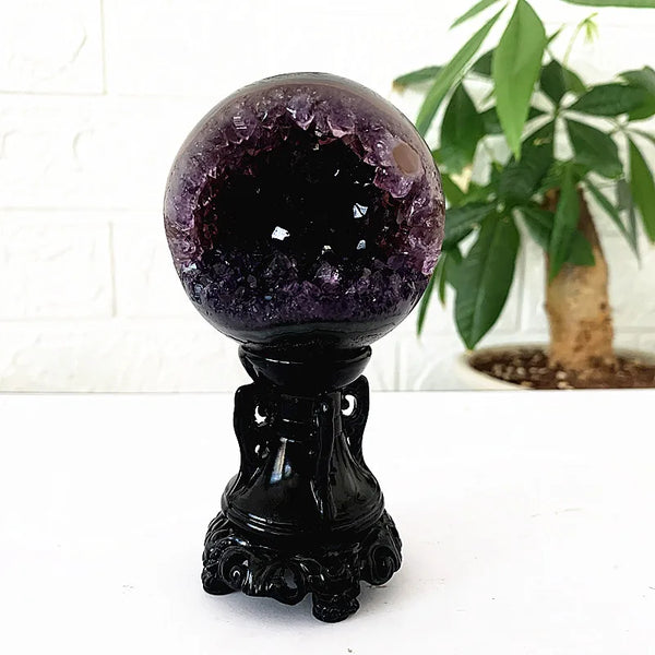 Purple Amethyst Geode Ball-ToShay.org
