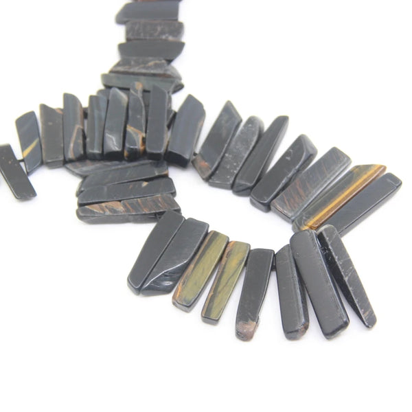 Blue Tiger Eye Chip Beads-ToShay.org