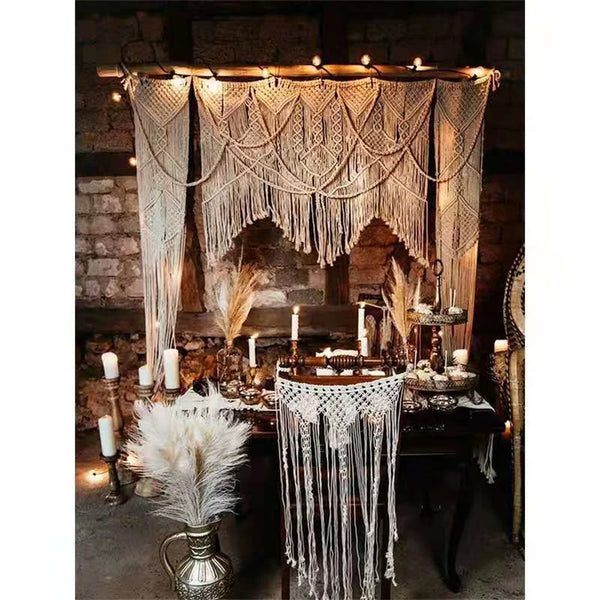 Macrame Curtain-ToShay.org