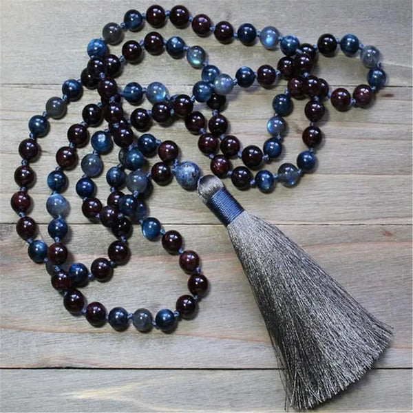 Blue Kyanite Mala Beads-ToShay.org