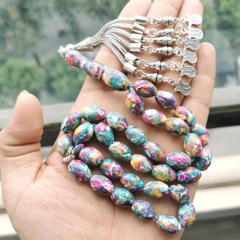 Rainbow Seashell Prayer Beads-ToShay.org