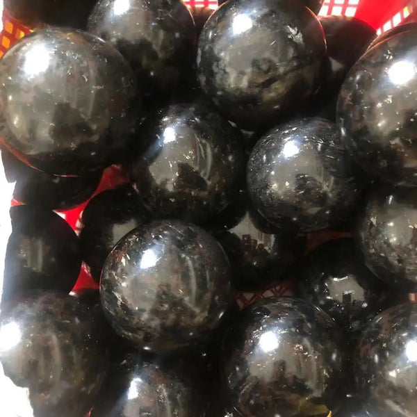 Black Astrophyllite Fireworks Ball-ToShay.org