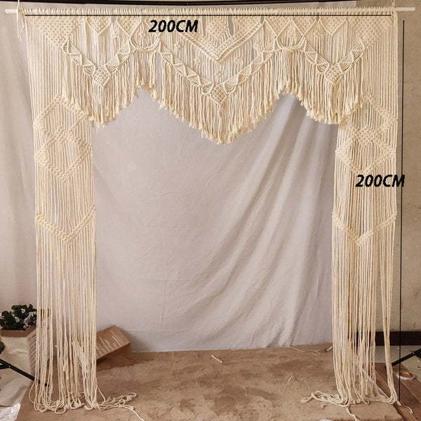 Macrame Curtain Hanging-ToShay.org