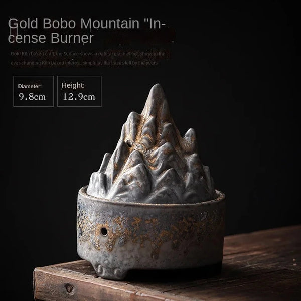 Gold Mountain Incense Burner-ToShay.org