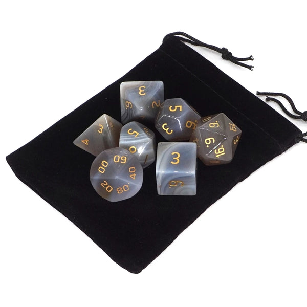 Crystal Platonic Solid Dice-ToShay.org