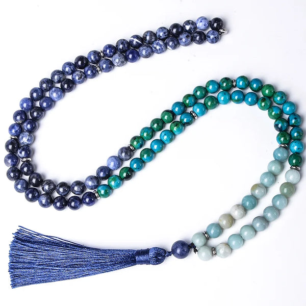 Blue Sodalite Mala Beads-ToShay.org