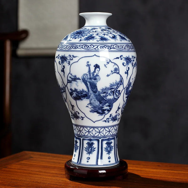 Jingdezhen Glazed Porcelain Vase-ToShay.org