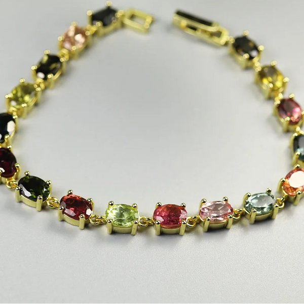 Mixed Tourmaline Bracelet-ToShay.org