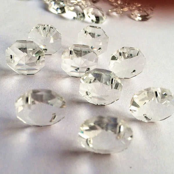 Clear Crystal Octagon Beads-ToShay.org