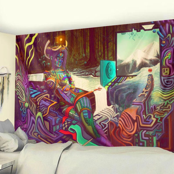 Psychedelic Scene Tapestry-ToShay.org