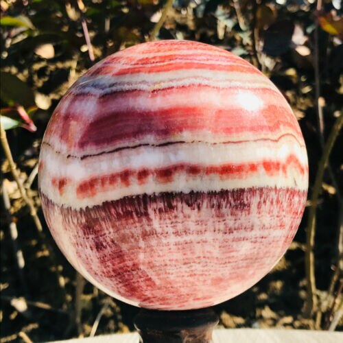 Pink Rhodochrosite Ball-ToShay.org