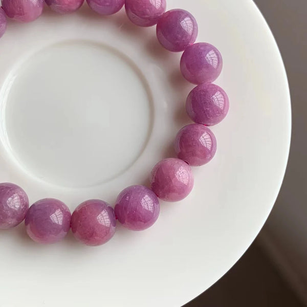 Red Ruby Bead Bracelet-ToShay.org