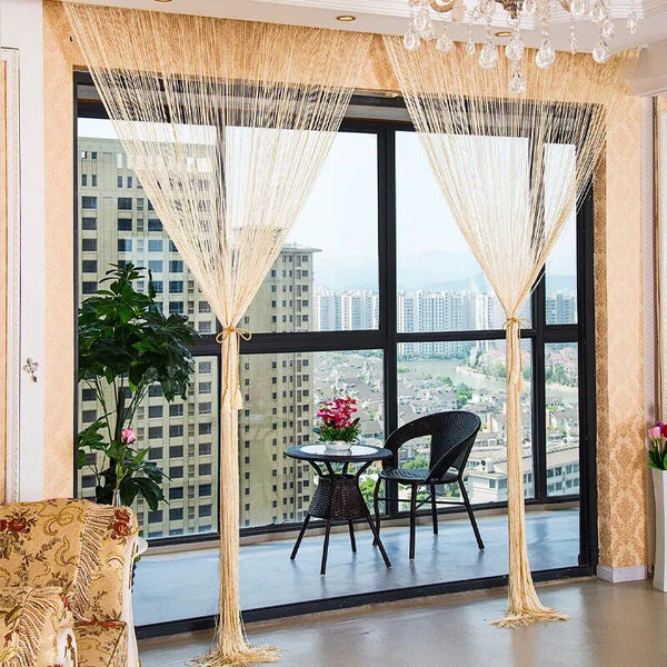 String Curtains Shiny Tassel-ToShay.org