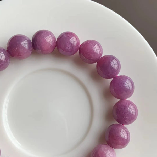 Red Ruby Bead Bracelet-ToShay.org