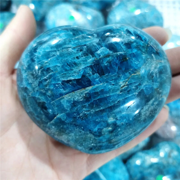 Blue Apatite Heart-ToShay.org
