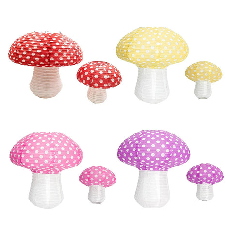 Mushroom Paper Lanterns-ToShay.org